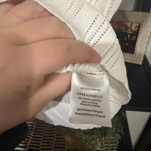 Veronica Beard White Blouse size small - Picture 6 of 10